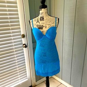 VS Blue Lace Slip Size Large